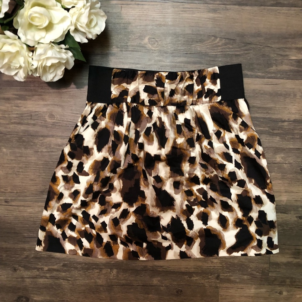 Cheetah Print Skirt